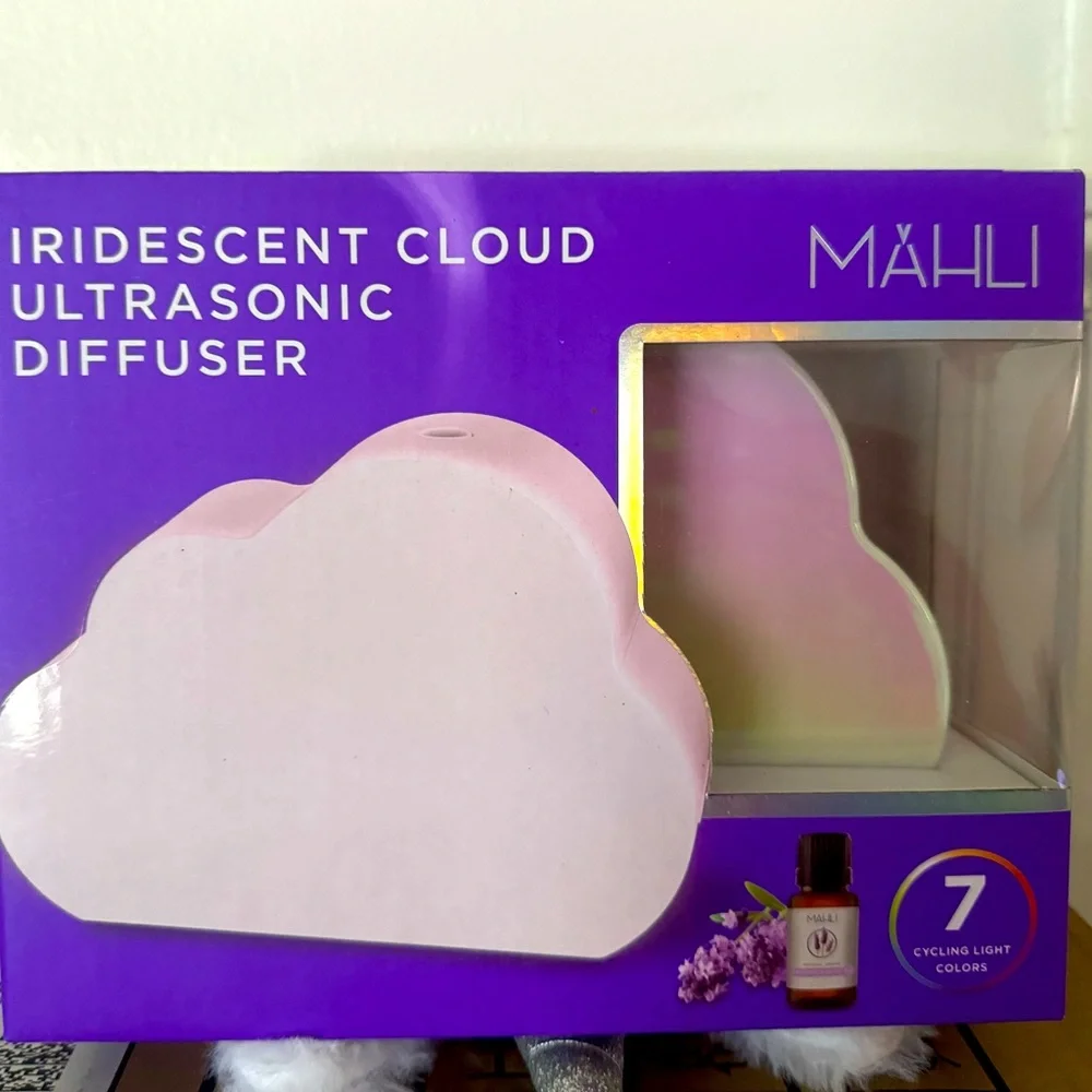Mahli Iridescent Cloud Ultrasonic Diffuser with LED Mood Lights